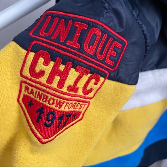 Cool Multi-color Striped Sweatshirt Jacket - Picture 5 of 5